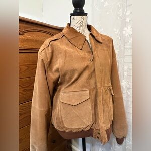 Brown genuine leather Jacket